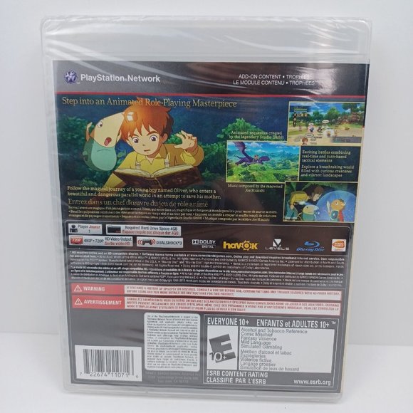 Ni No Kuni: Wrath of the White Witch (Sony PlayStation 3, 2013) PS3 NEW SEALED - Picture 2 of 7